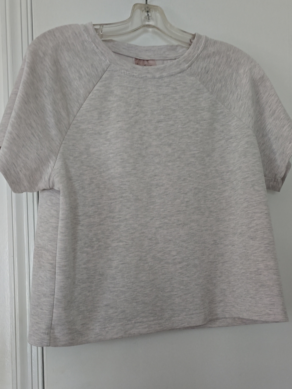 Kids Short-Sleeve Heathered Gray Top